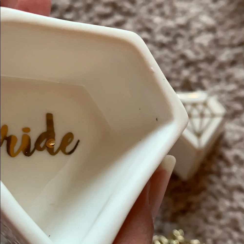 “Bride” ring dish
